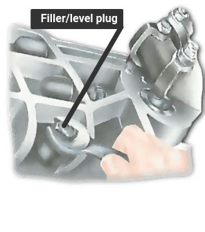 polo gearbox oil level check